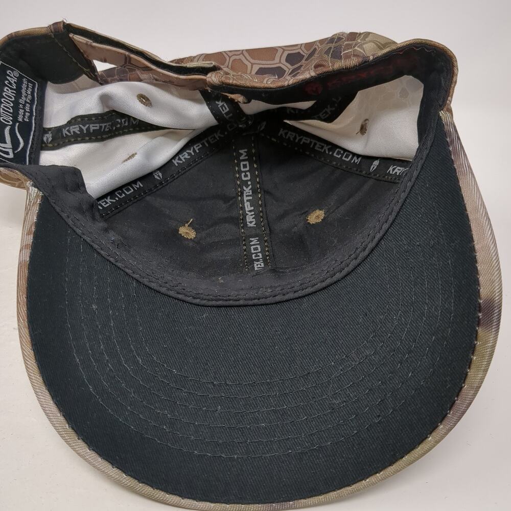 Kryptek Logo Patch Strapback Hat Multicolor Camo … - image 7